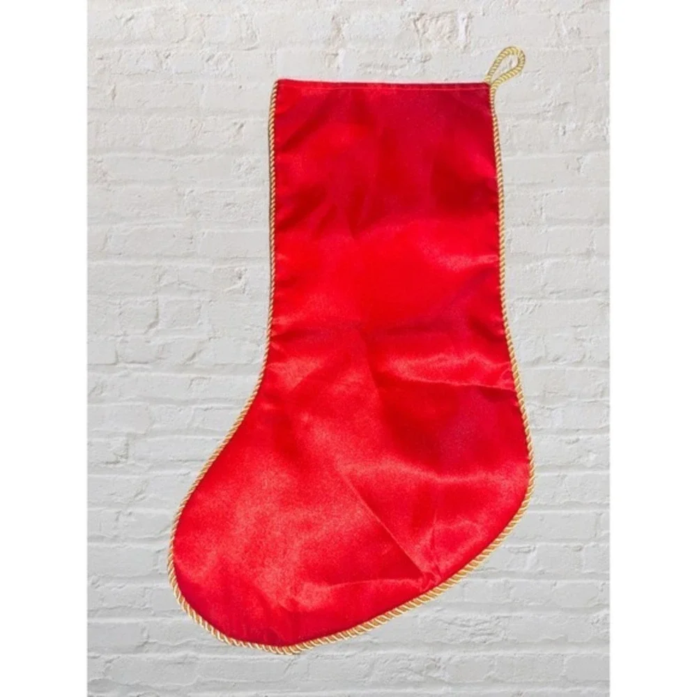 Kurt Adler Wonder Woman Logo Applique Christmas Stocking